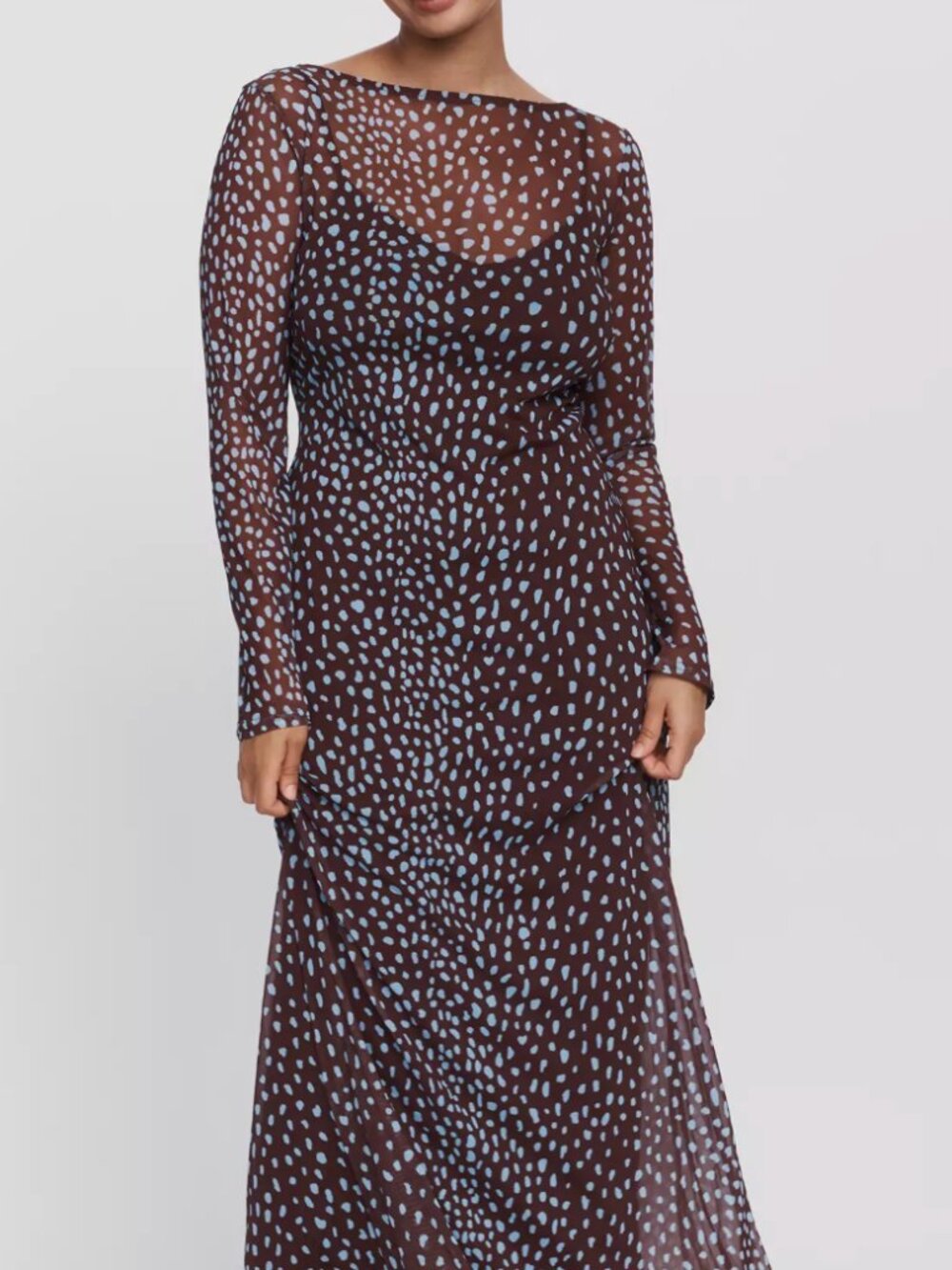 Never Fully Dressed Aria Mesh Maxi Dress NWT (US 12)